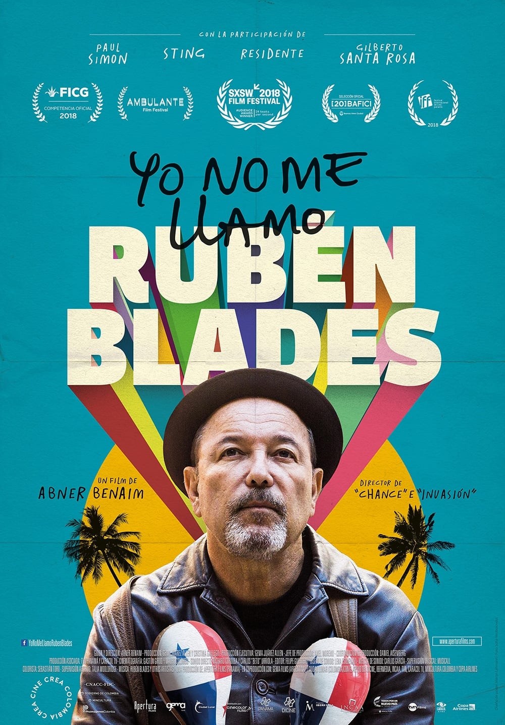 Poster de YO NO ME LLAMO RUBÉN BLADES en español