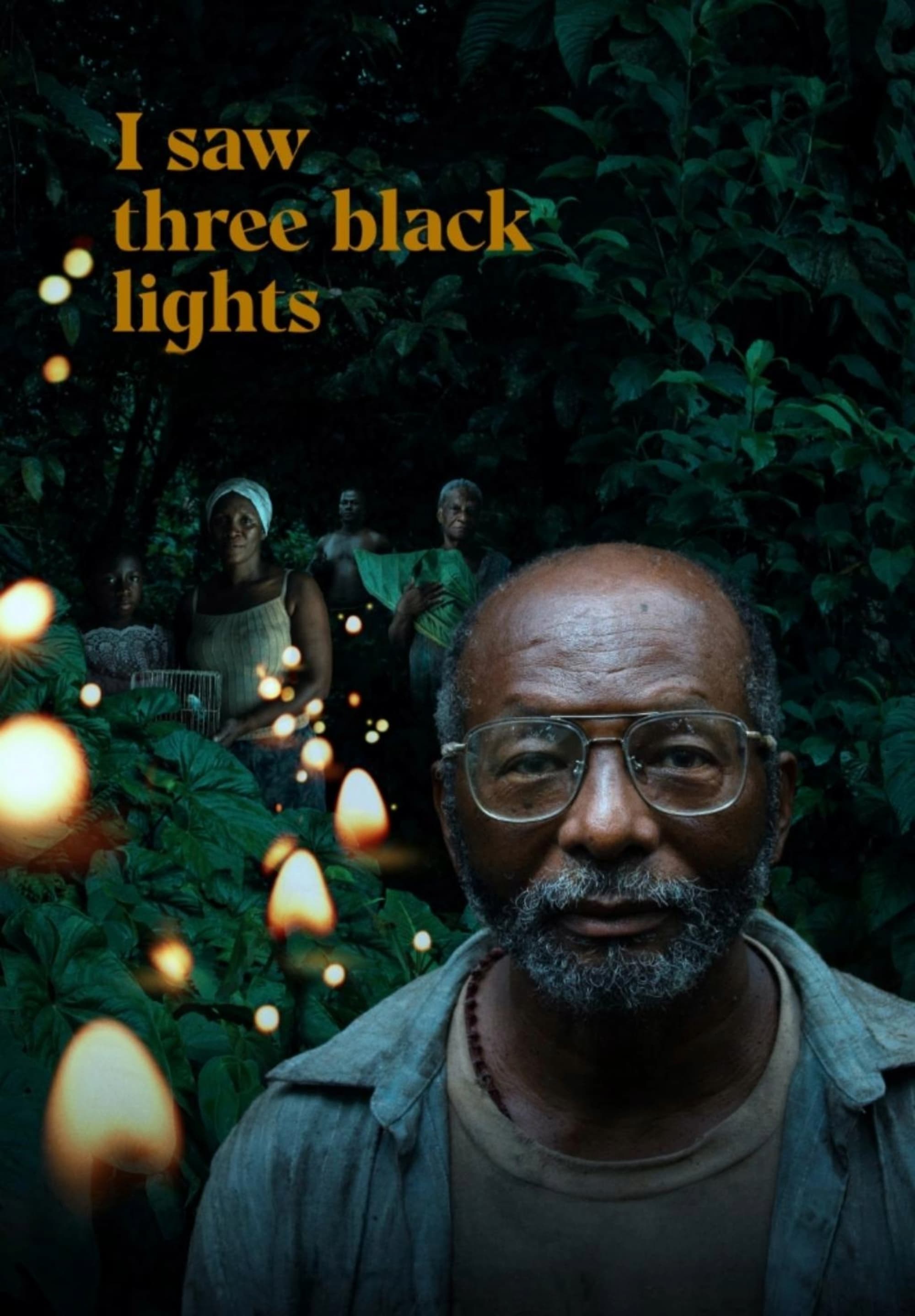 Poster de YO VI TRES LUCES NEGRAS en inglés