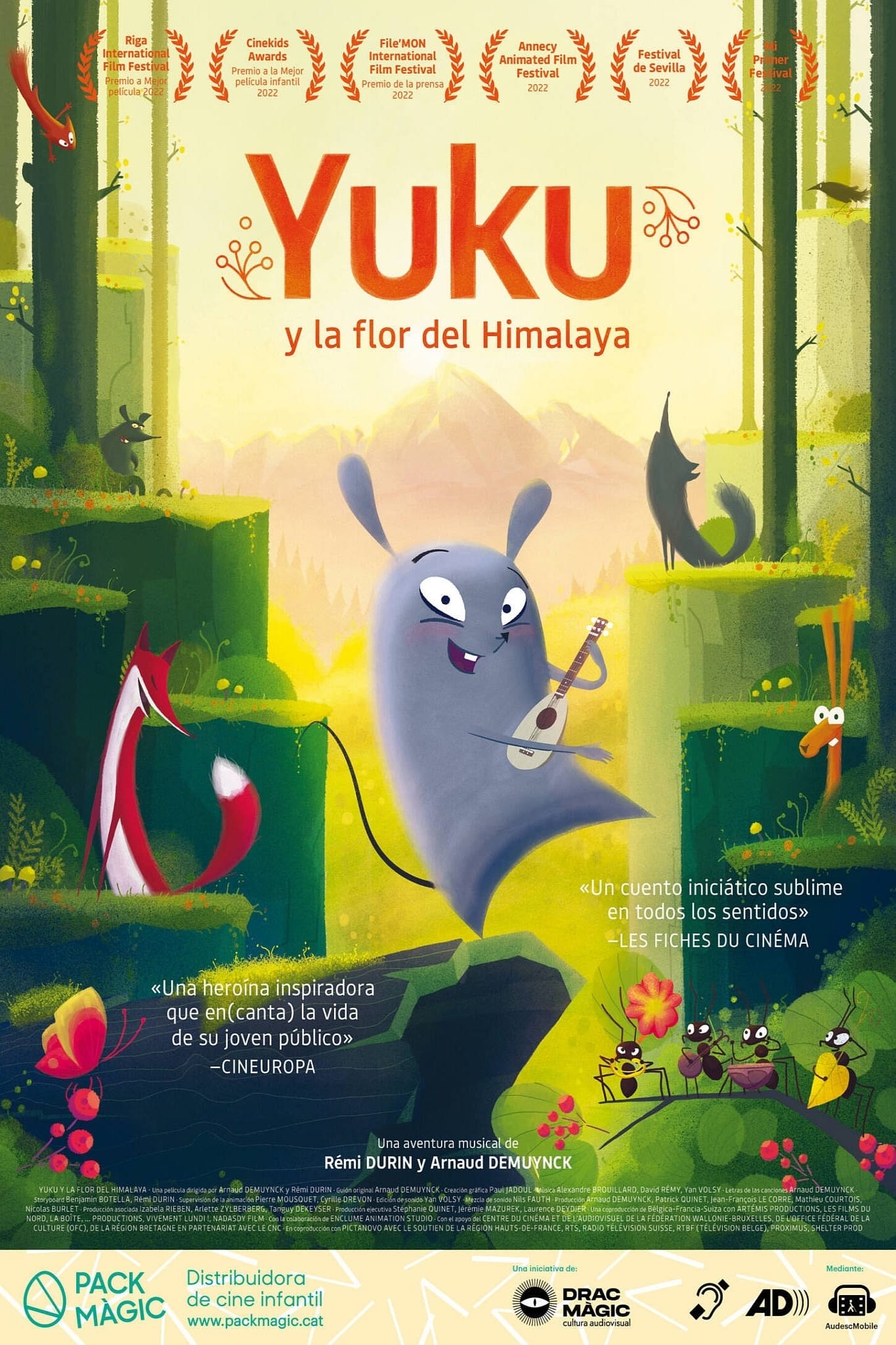 Poster de YUKU Y LA FLOR DEL HIMALAYA en español