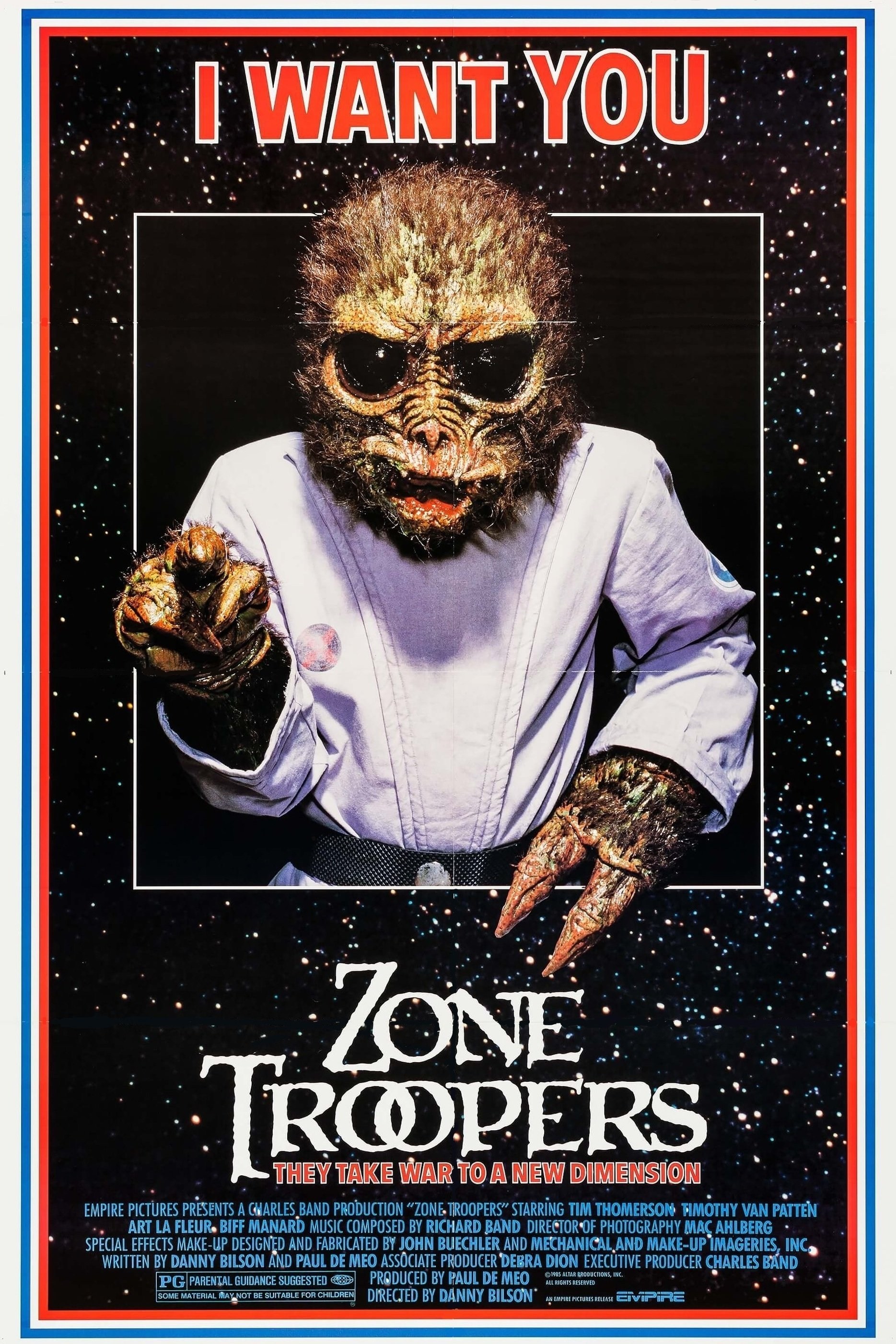Poster de ZONE TROOPERS en inglés