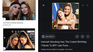 Lele Pons and Hannah Stocking