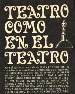 Teatro como en el teatro