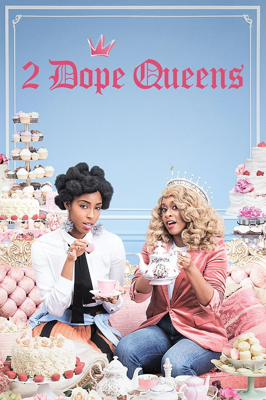 Poster  de 2 Dope Queens en inglés