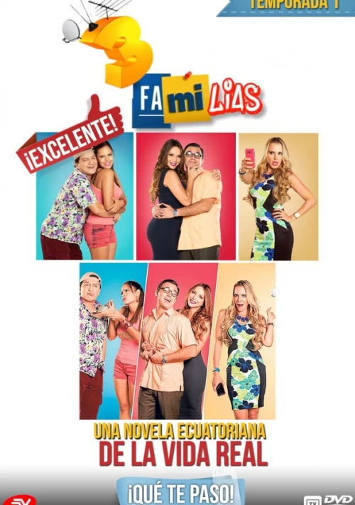 Poster  de la temporada 1 de 3 Familias