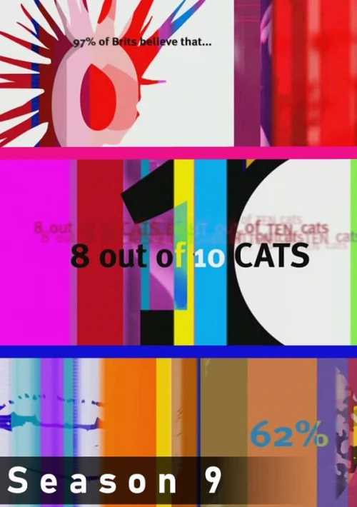 Poster  de la temporada 9 de 8 Out of 10 Cats