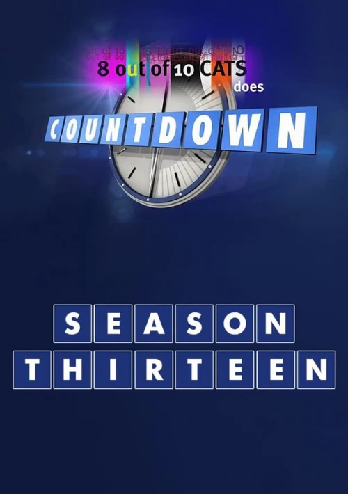 Poster  de la temporada 13 de 8 Out of 10 Cats Does Countdown