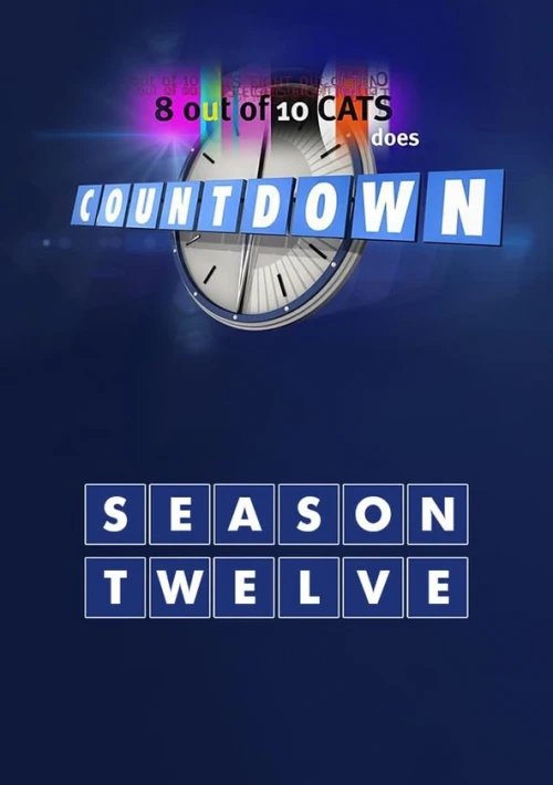 Poster  de la temporada 12 de 8 Out of 10 Cats Does Countdown