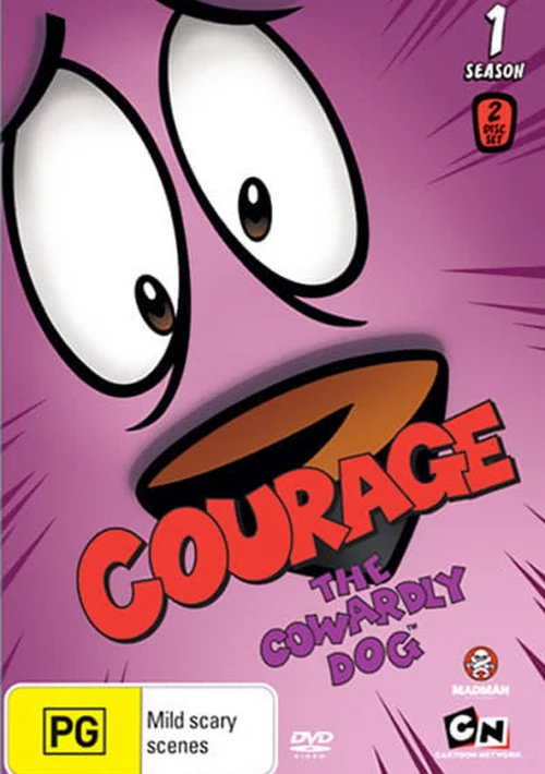 Poster  de la temporada 1 de Courage the Cowardly Dog