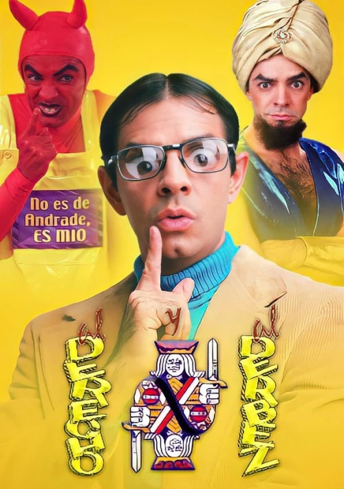 Poster  de la temporada 1 de Al Derecho y al Derbez
