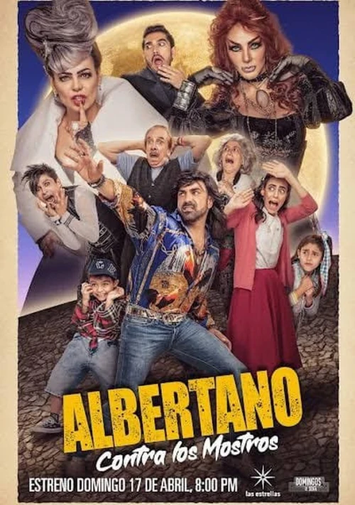 Poster  de la temporada 1 de Albertano contra los mostros