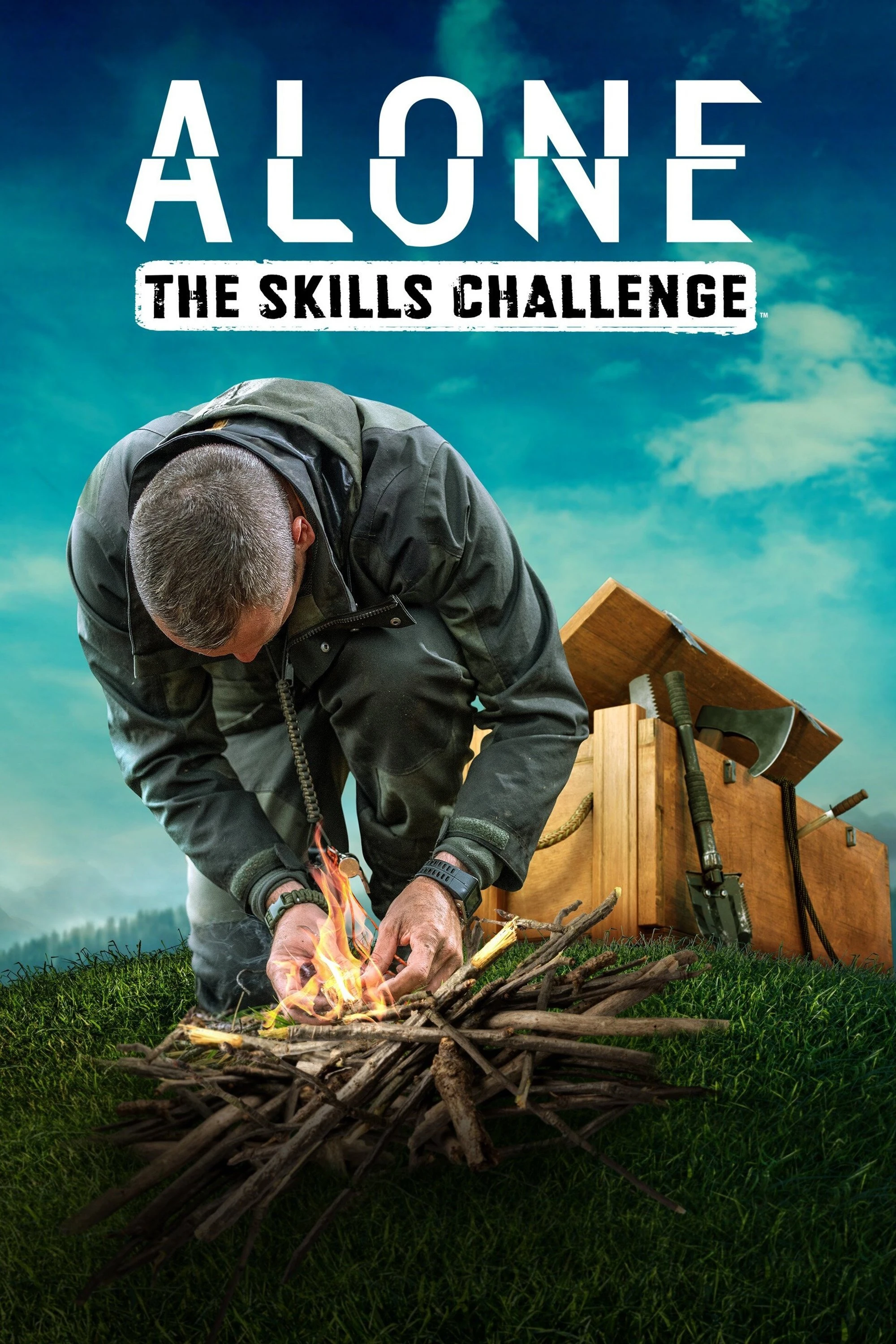 Poster  de Alone: The Skills Challenge en inglés
