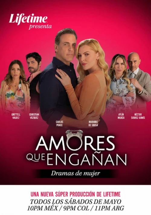 Poster  de la temporada 1 de Amores que engañan
