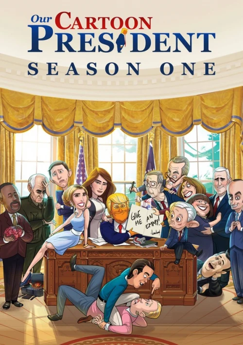 Poster  de la temporada 1 de Our Cartoon President