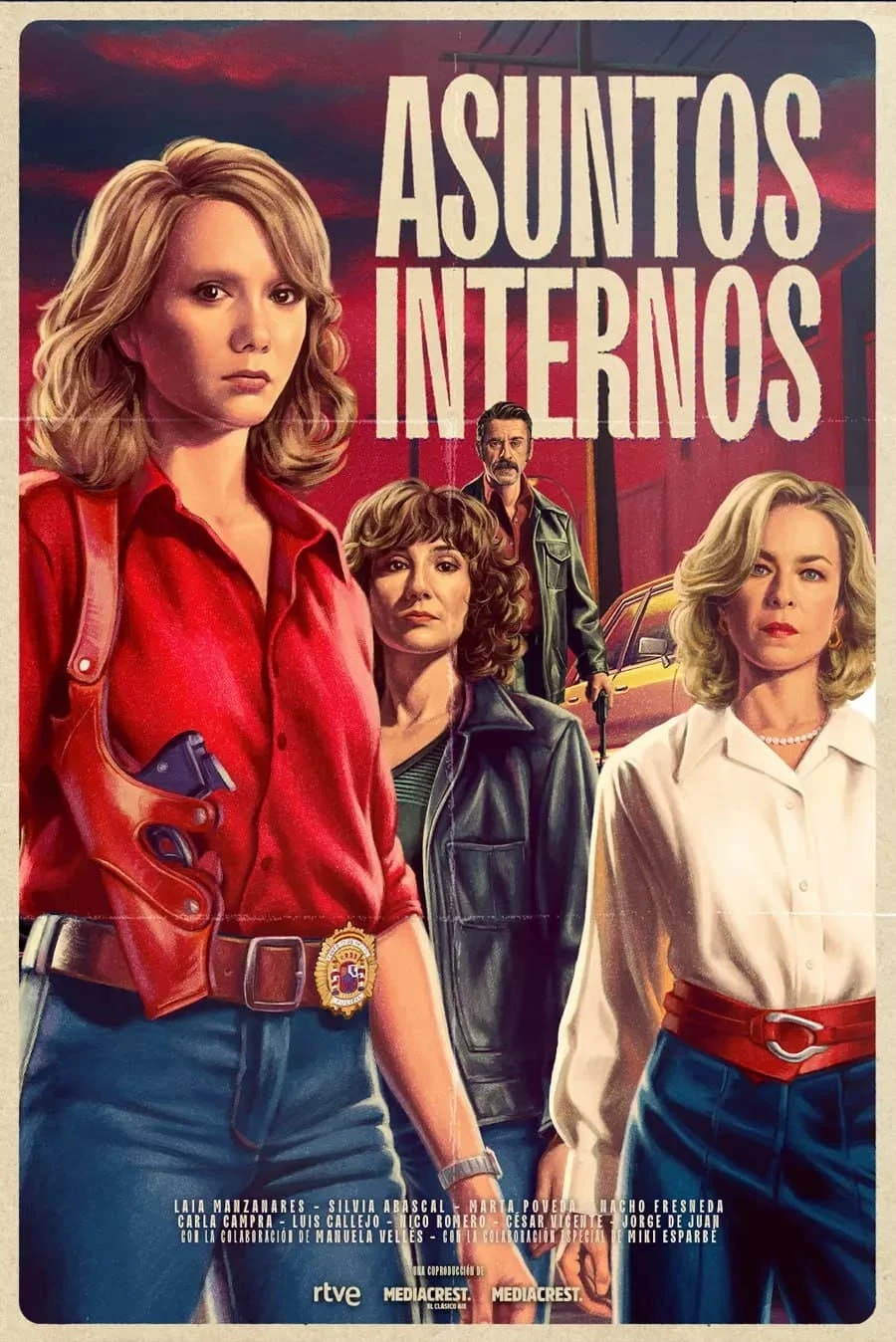 Poster  de Asuntos internos en español