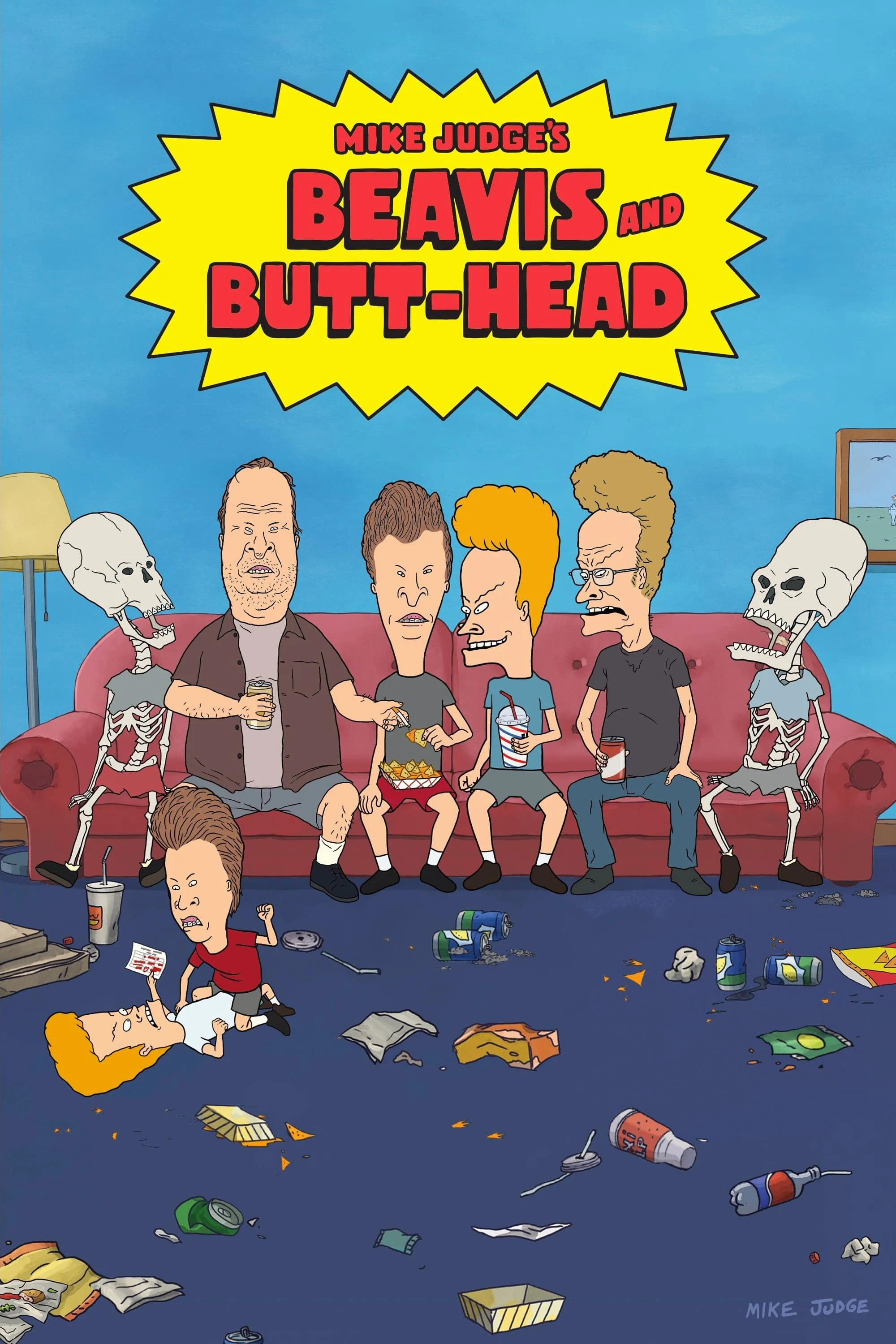 Poster  de Beavis and Butthead en inglés