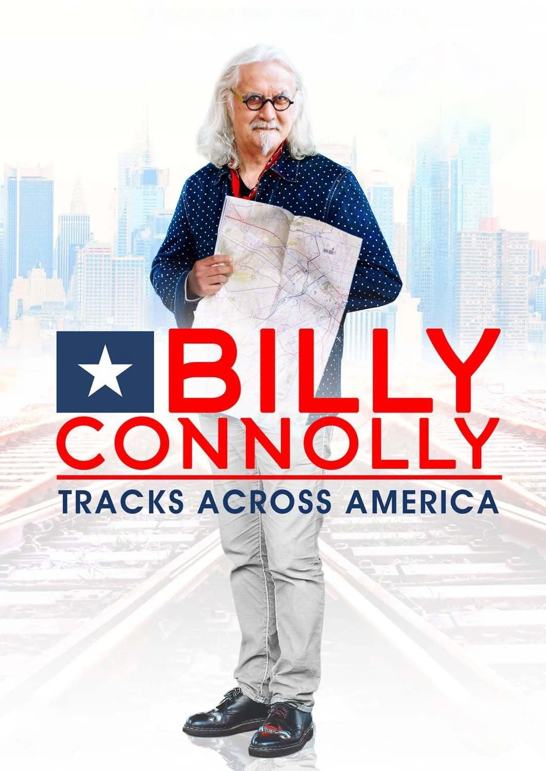 Poster  de Billy Connolly's Tracks Across America en inglés