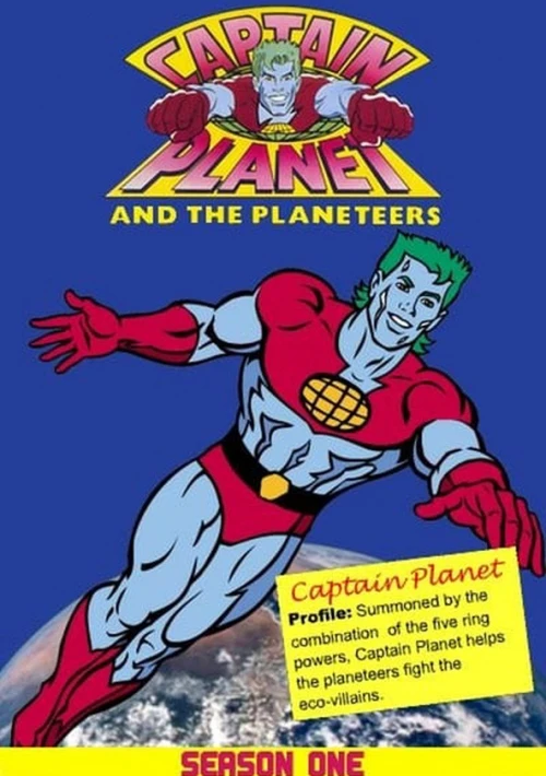 Poster  de la temporada 1 de Captain Planet and the Planeteers