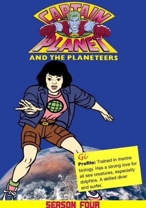 Poster  de la temporada 4 de Captain Planet and the Planeteers