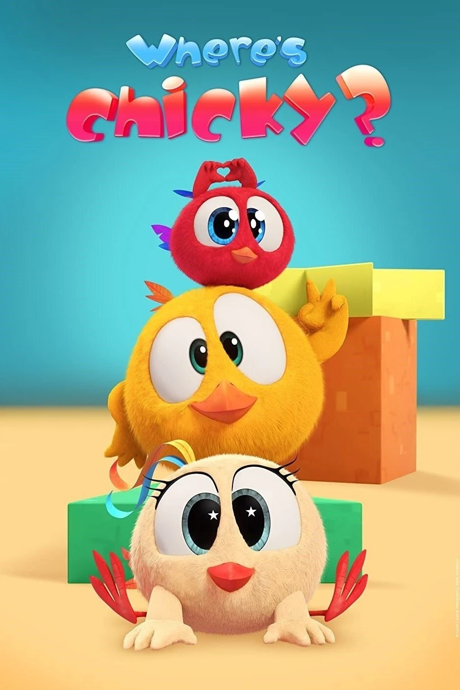 Poster  de Where is Chicky? en inglés
