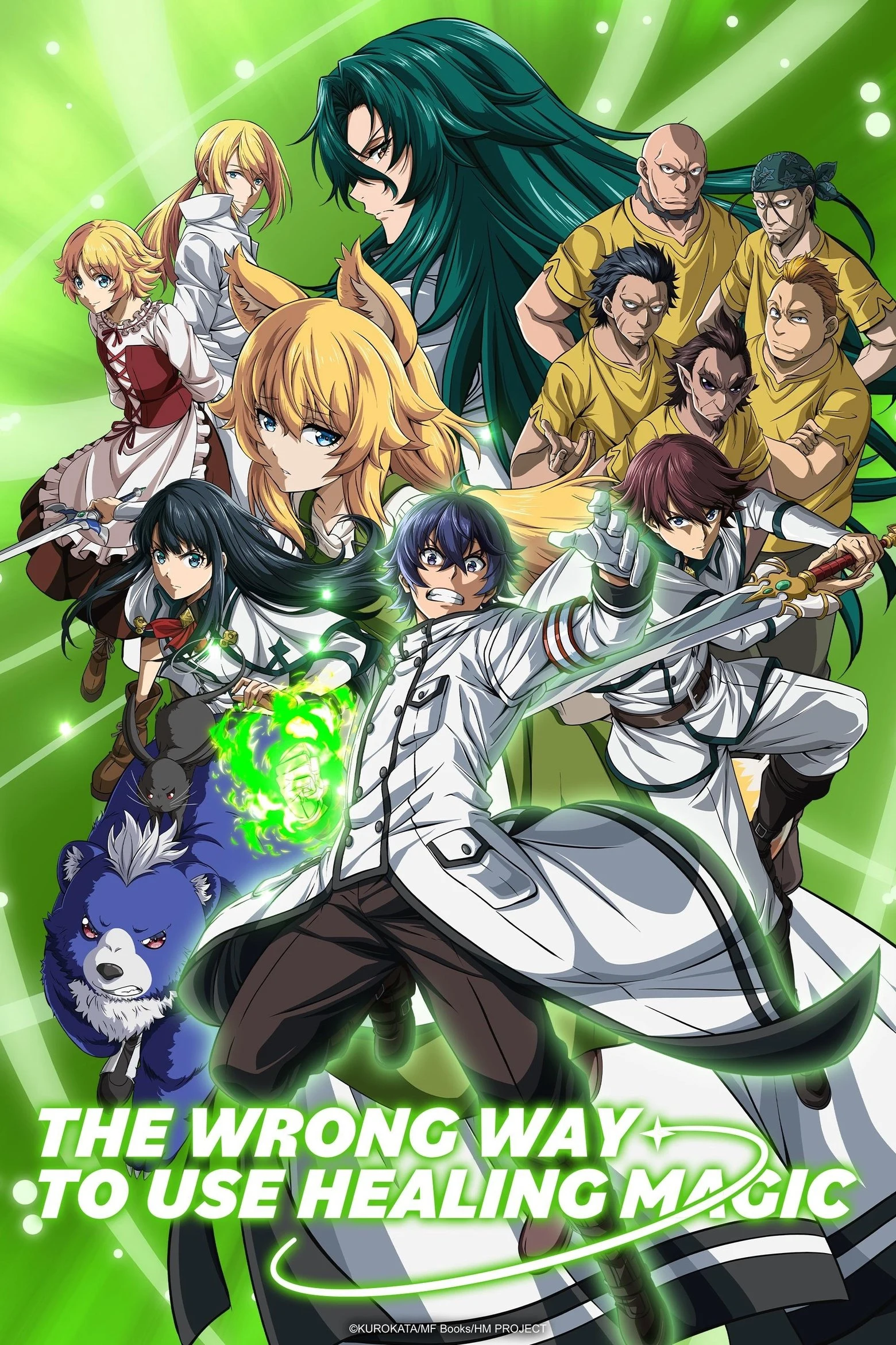 Poster  de The Wrong Way to Use Healing Magic en inglés