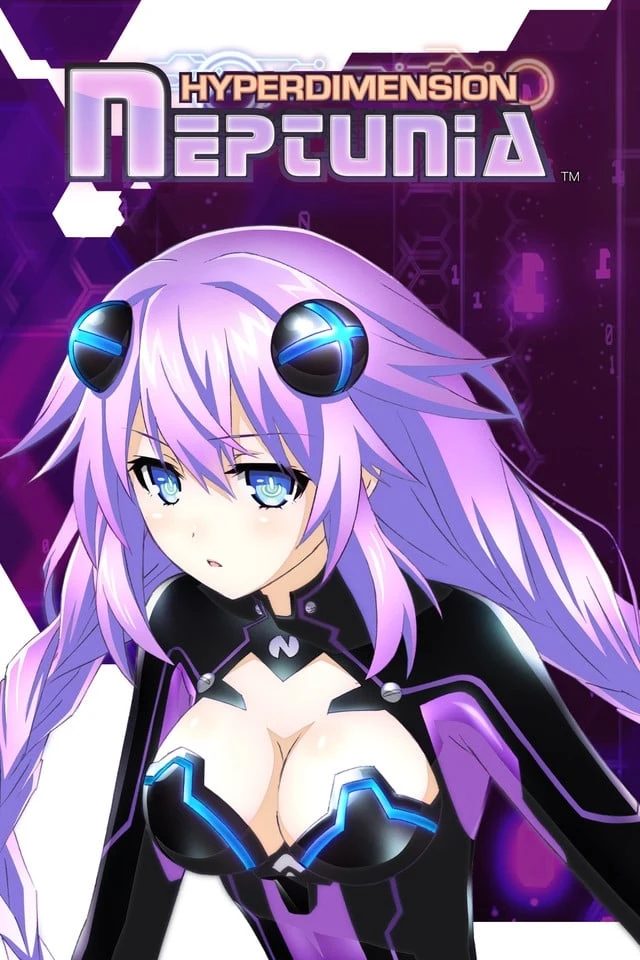 Poster  de Hyperdimension Neptunia en inglés