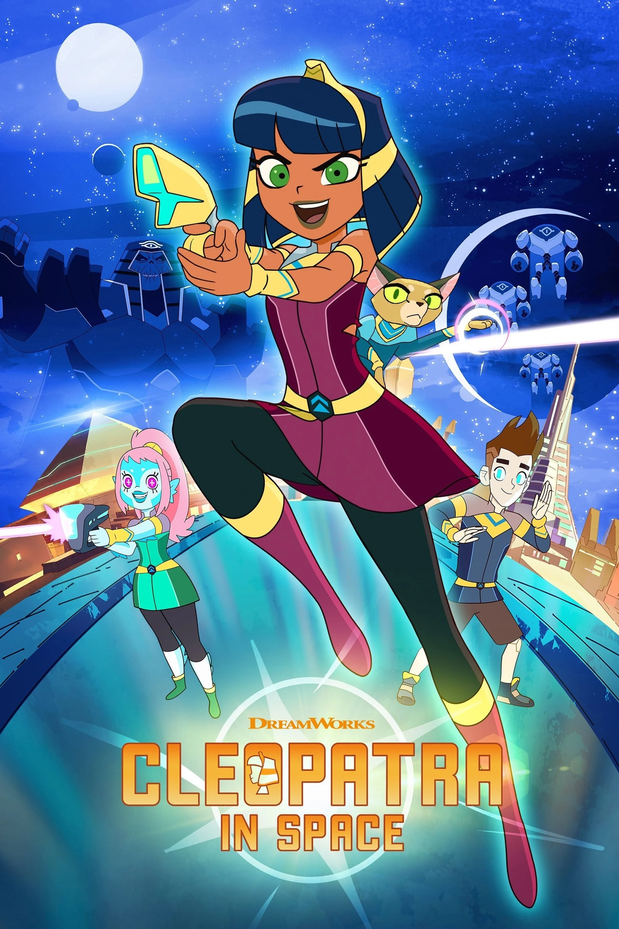 Poster  de Cleopatra in Space en inglés