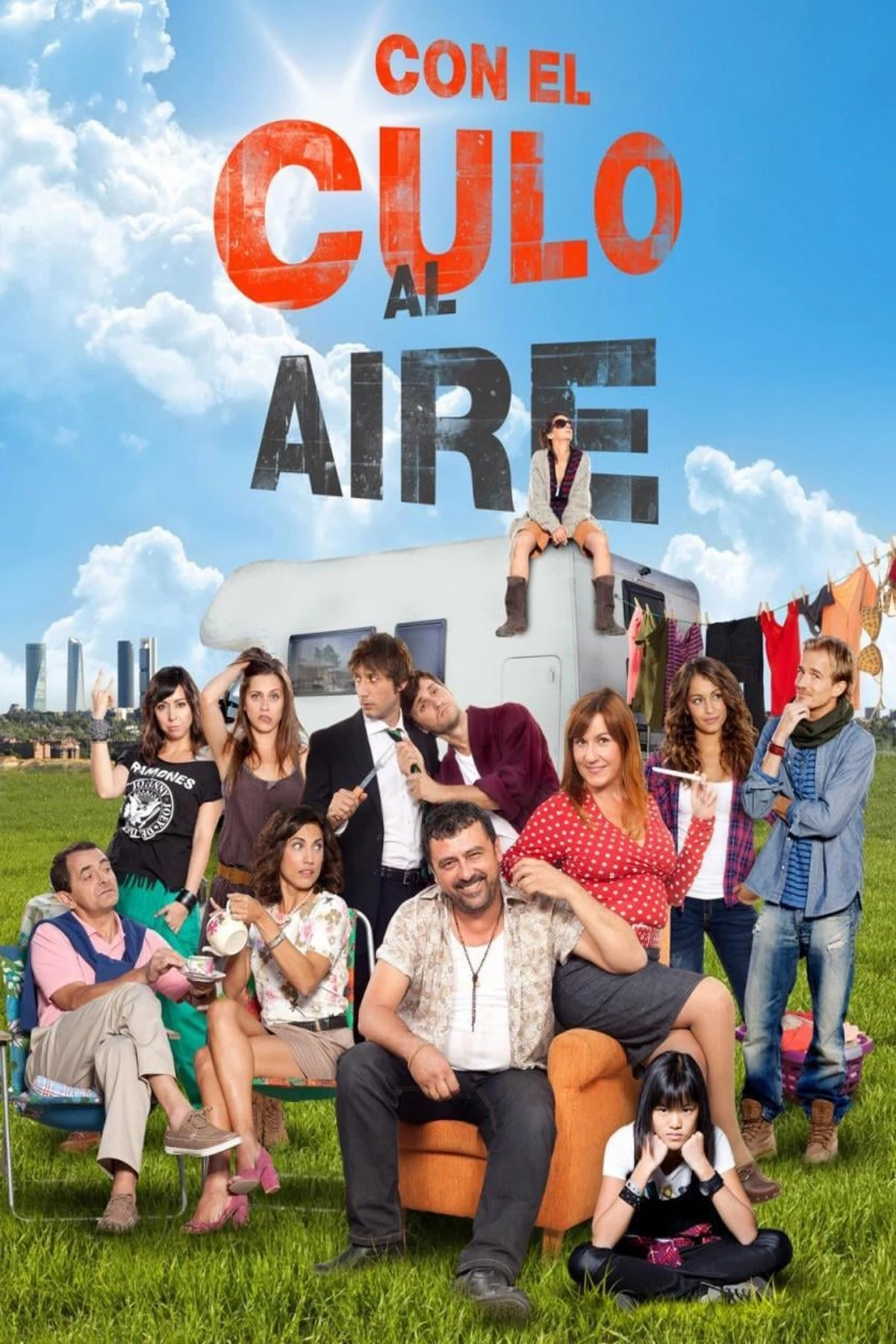 Poster  de Con el culo al aire en español
