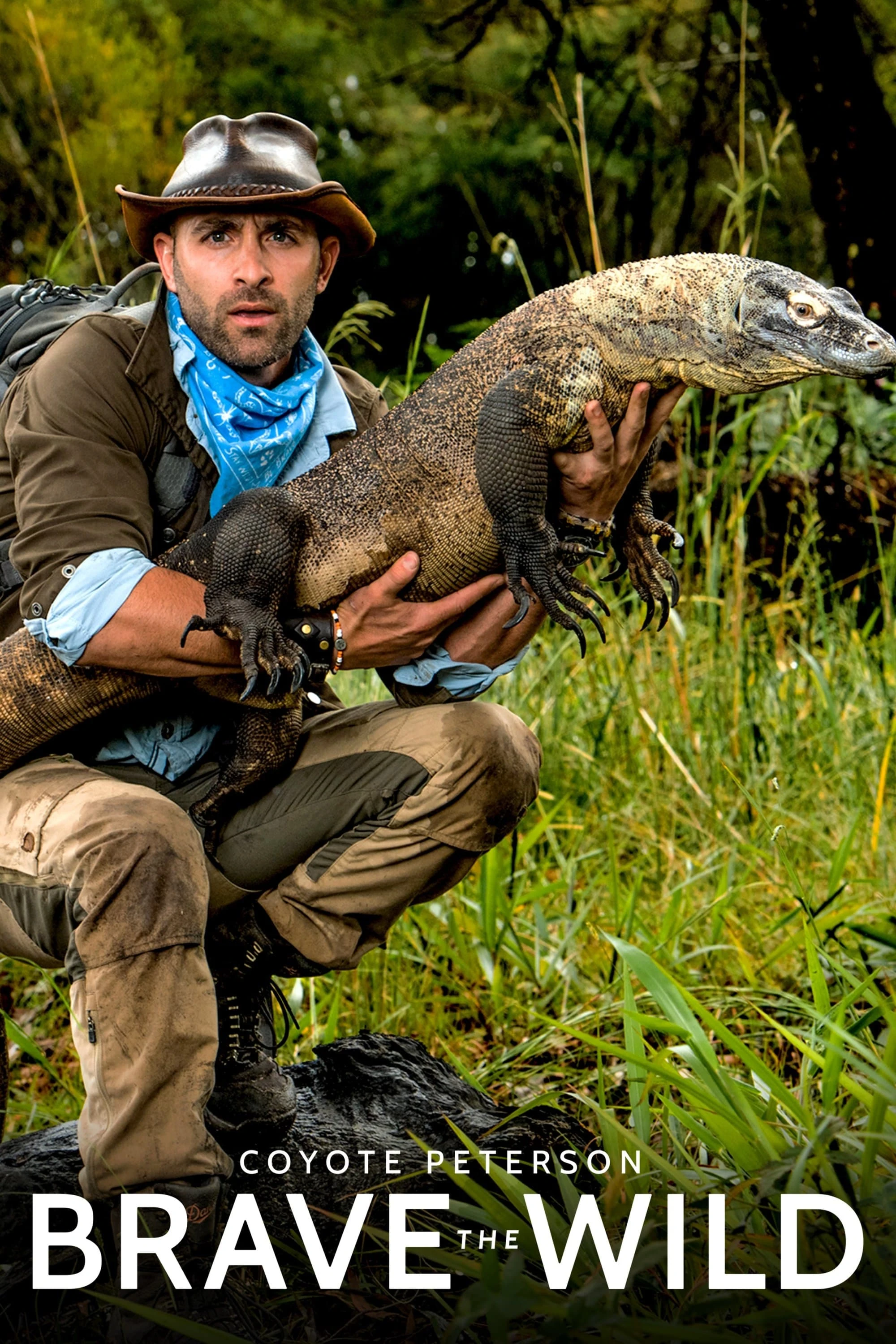 Poster  de Coyote Peterson en lo salvaje en inglés