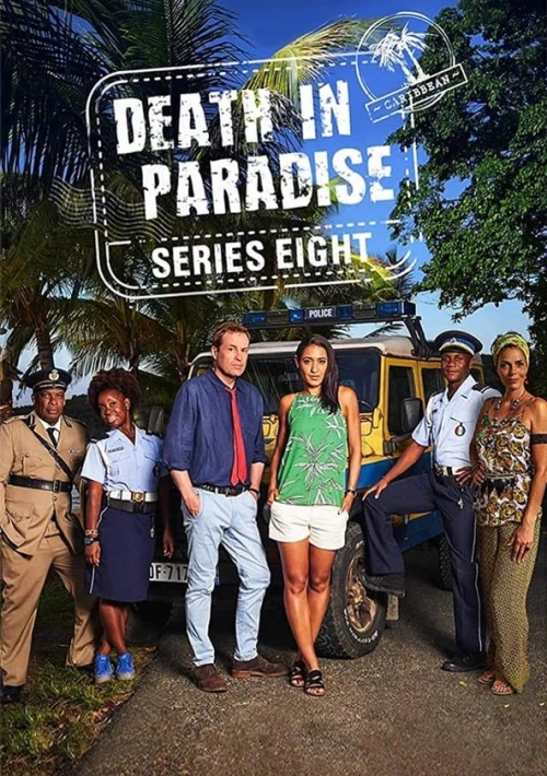 Poster  de la temporada 8 de Death in Paradise