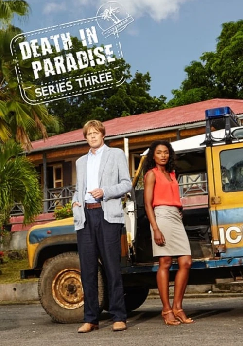 Poster  de la temporada 3 de Death in Paradise