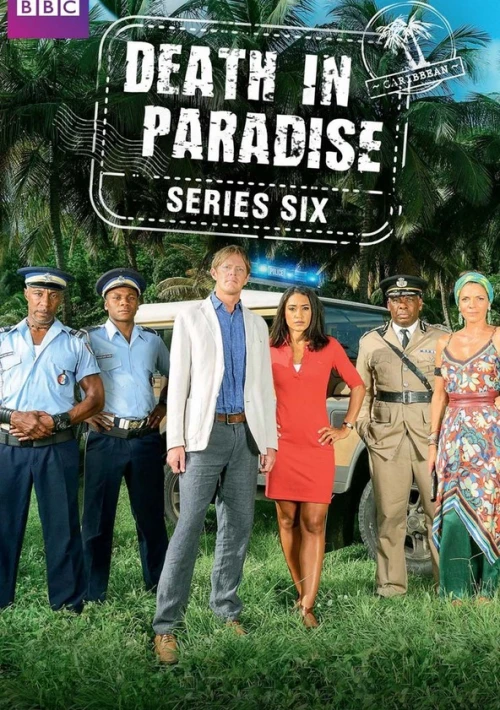 Poster  de la temporada 6 de Death in Paradise