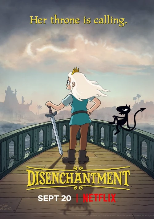 Poster  de la temporada 5 de Disenchantment