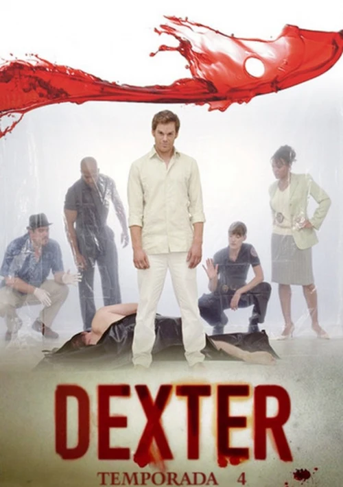 Poster  de la temporada 4 de Dexter