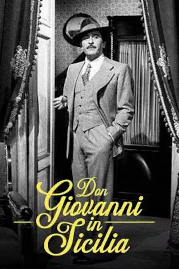 Poster  de Don Giovanni in Sicilia en inglés