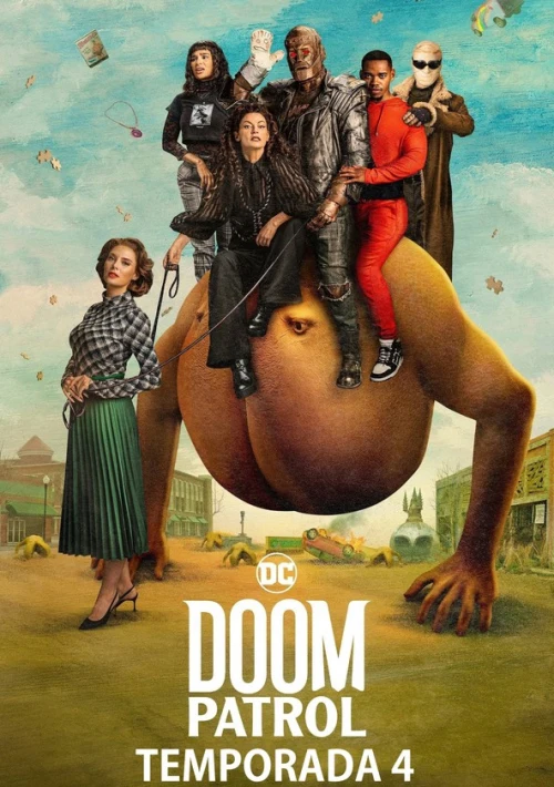 Poster  de la temporada 4 de Doom Patrol