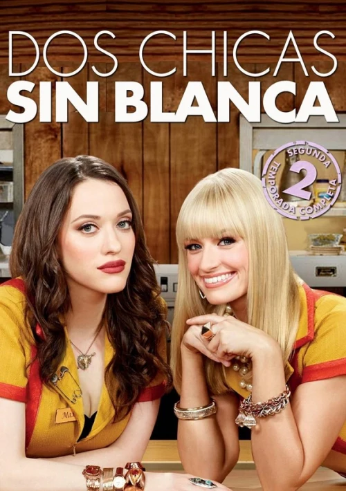 Poster  de la temporada 2 de 2 Broke Girls