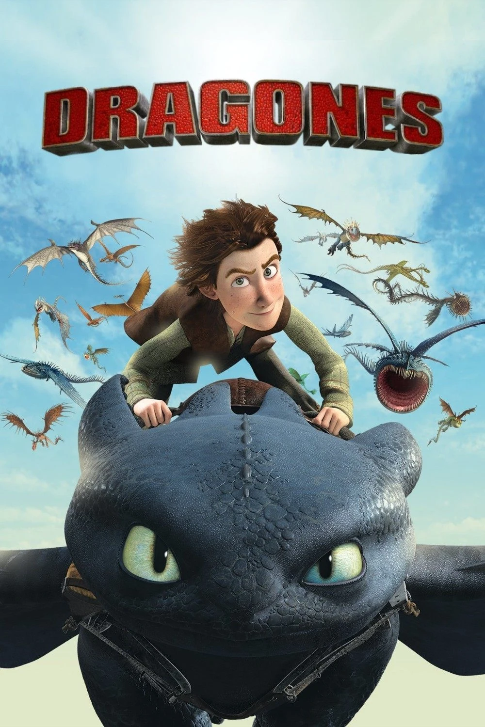 Poster  de DreamWorks Dragons en español