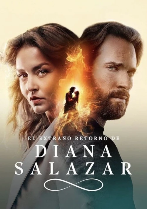 Poster  de la temporada 1 de El extraño retorno de Diana Salazar