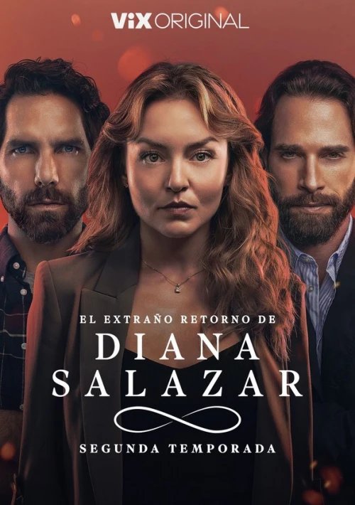 Poster  de la temporada 2 de El extraño retorno de Diana Salazar