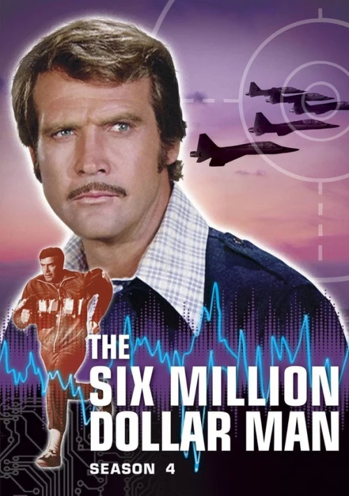 Poster  de la temporada 4 de El hombre de los seis millones de dólares