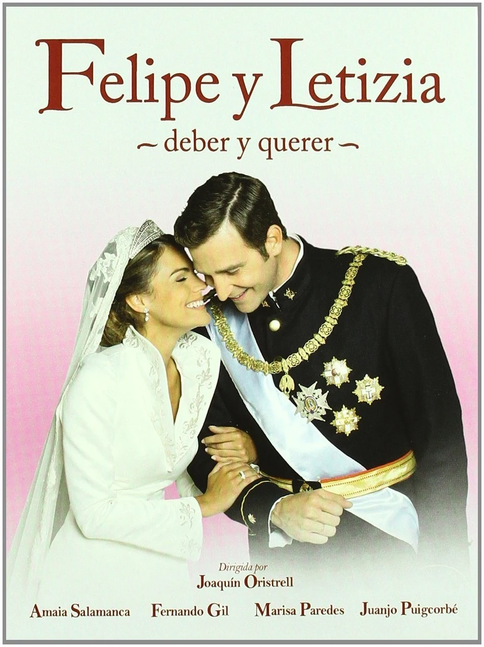 Poster  de Felipe y Letizia en español