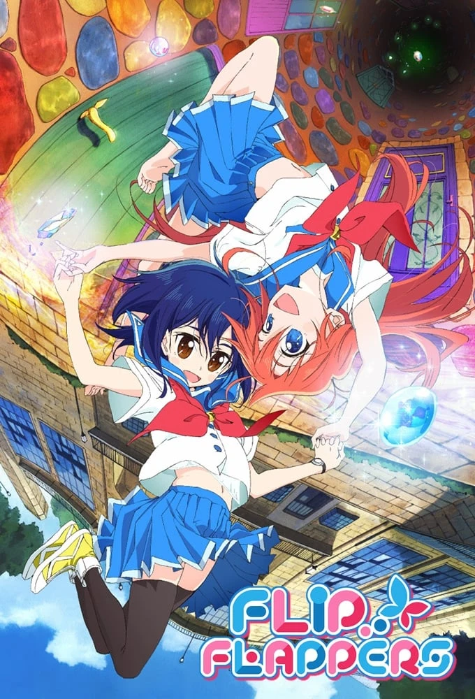 Poster  de Flip Flappers en inglés