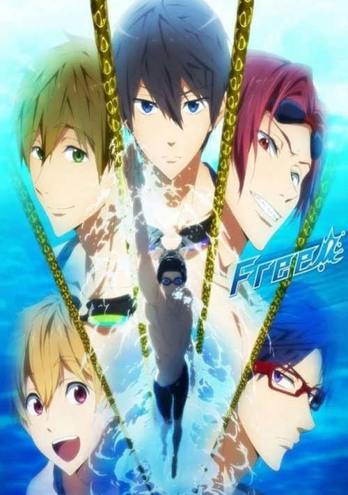 Poster  de la temporada 1 de Free! - Iwatobi Swim Club