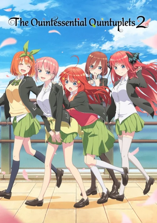 Poster  de la temporada 2 de The Quintessential Quintuplets