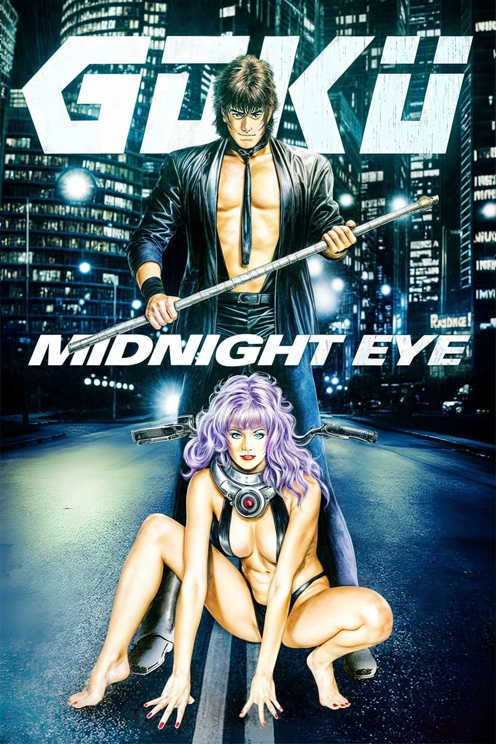 Poster  de Goku Midnight Eye en inglés