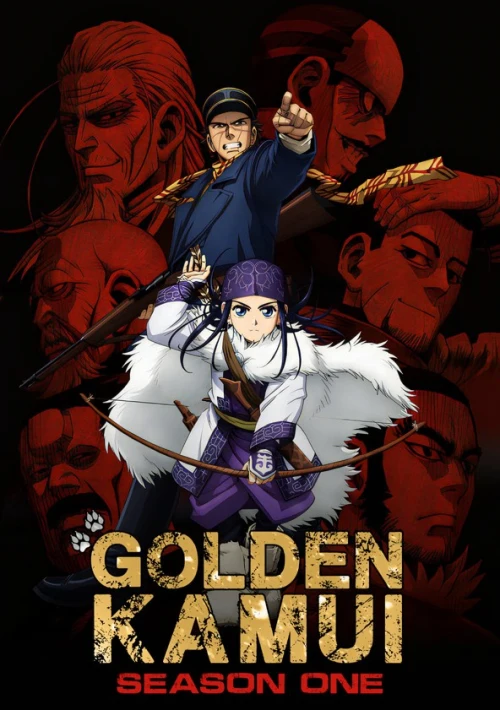 Poster  de la temporada 1 de Golden Kamuy