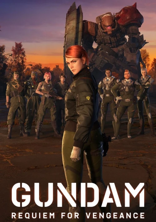Poster  de la temporada 1 de Gundam: Requiem for Vengeance