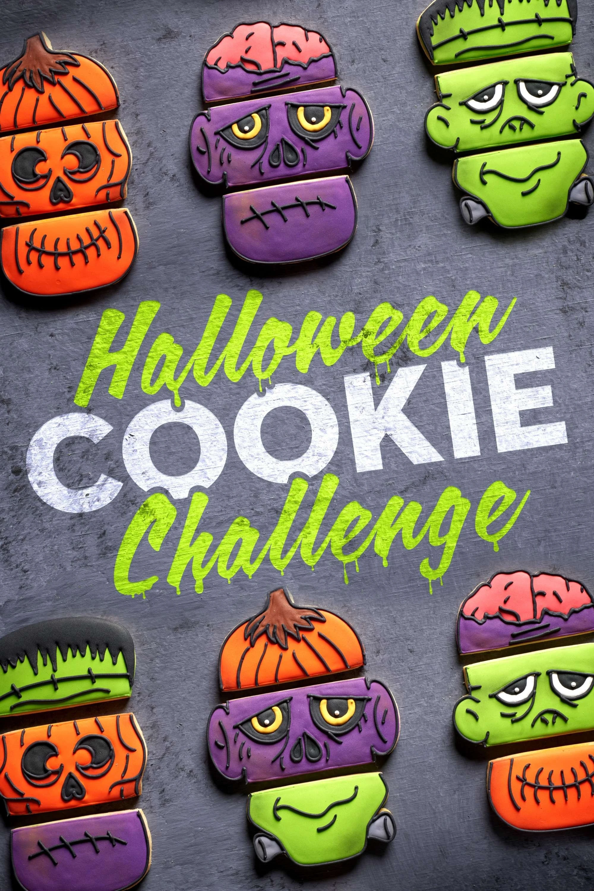 Poster  de Halloween Cookie Challenge