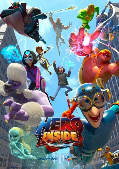 Poster  de la temporada 1 de Hero Inside