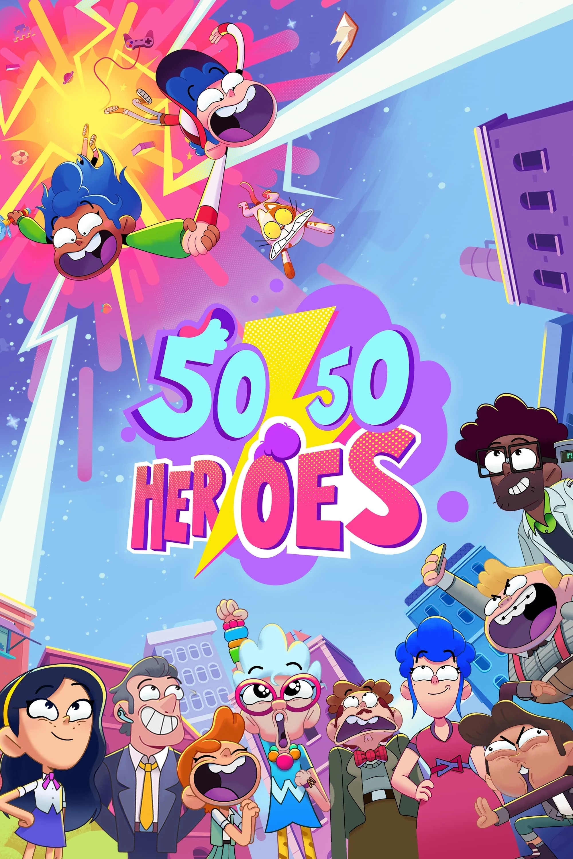 Poster  de 50/50 Heroes